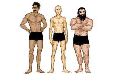 پاورپوینت ارتباط زمان واکنش با تیپ های بدنی مختلف